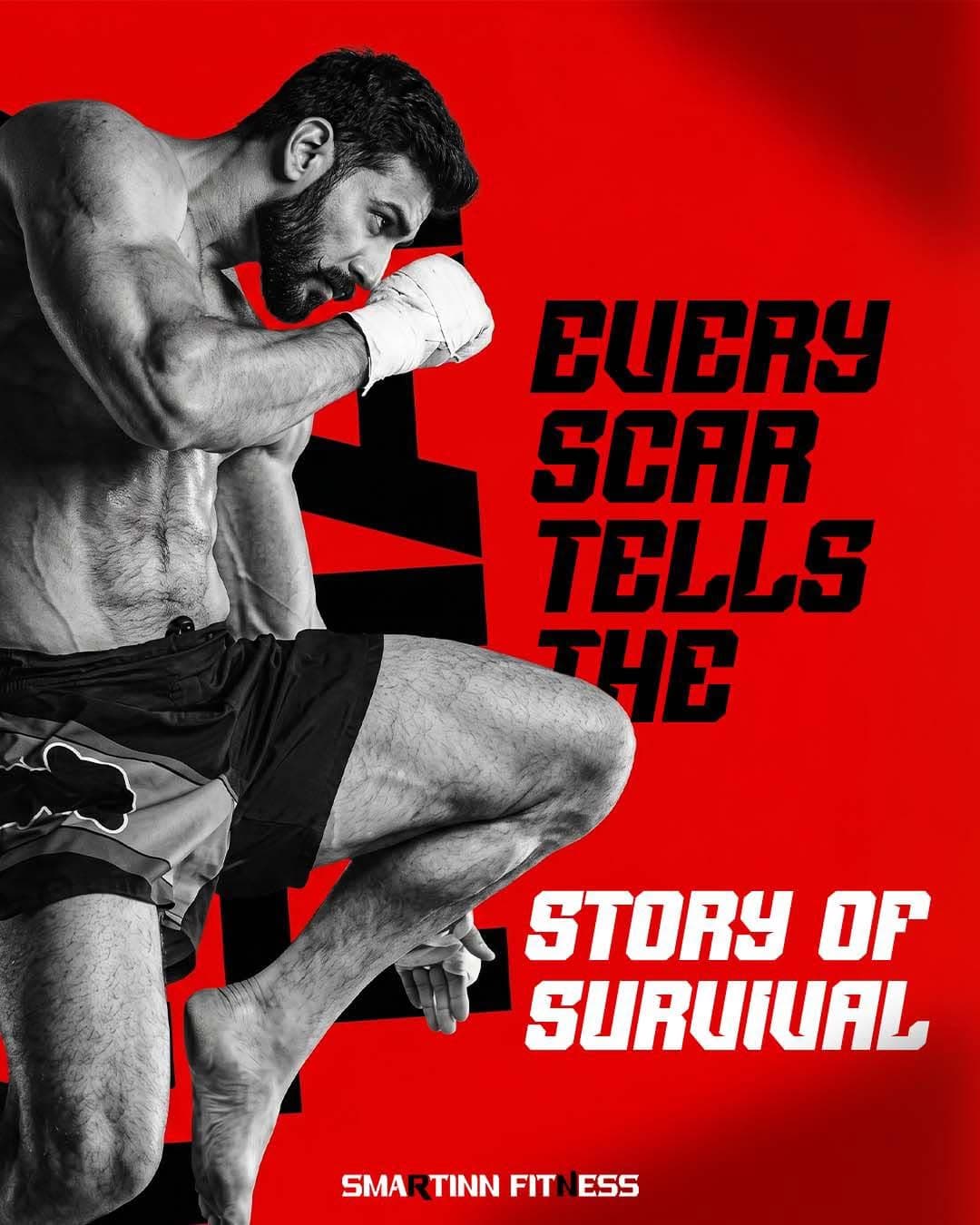 Every scar tells the story of survival